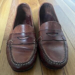 Cole Haan Chestnut Leather Loafers
